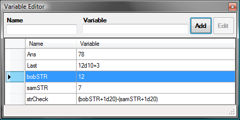 cool kids use this variable editor
